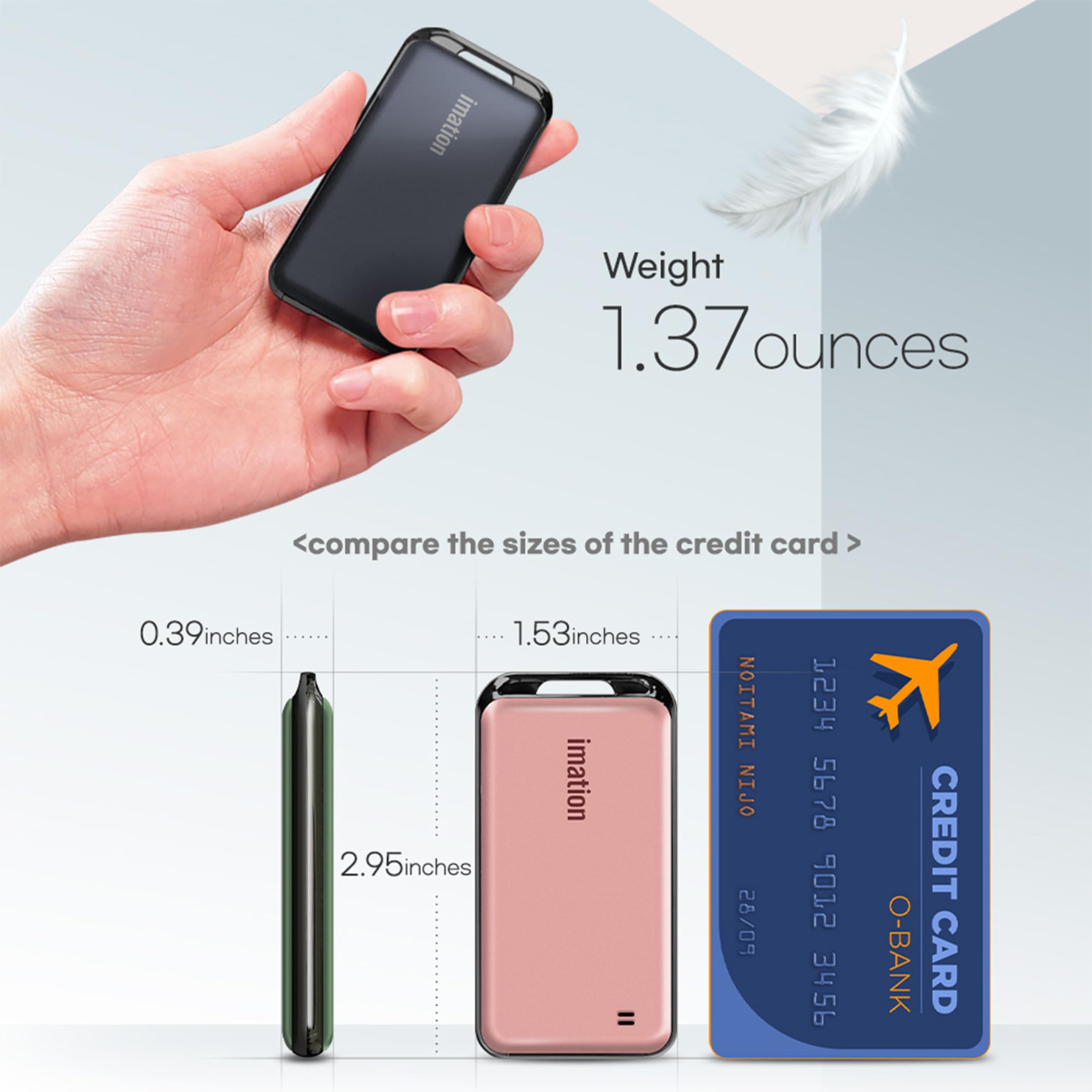 imation SSD 外付けポータブル(2TB, SPACE GRAY) 【公式通販】 imation SSD 外付けポータブル(2TB, SPACE GRAY) 【公式通販】